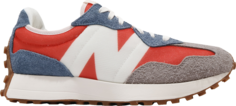 Кроссовки New Balance 327 Dark Blaze Blue, оранжевый
