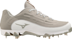 Кроссовки 9-Spike Ambition 3 Low Grey White, серый Mizuno