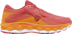 Кроссовки Wave Sky 7 Cayenne Carrot Curl, розовый Mizuno