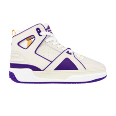 Кроссовки Just Don Basketball Courtside Hi White Purple, белый