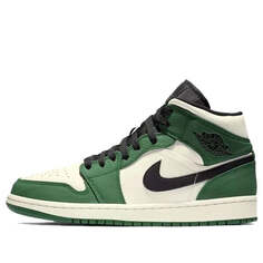 Кроссовки 1 средние Air Jordan, зеленый