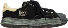 Кроссовки Maison Mihara Yasuhiro Blakey OG Sole Canvas Low Black, черный