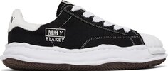 Кроссовки Maison Mihara Yasuhiro Blakey OG Sole Canvas Low Black White, черный