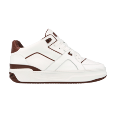 Кроссовки Just Don Luxury Courtside Low White Burgundy, белый