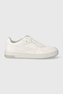 Кроссовки BASKET CUPSOLE LOW LTH IN SAT Calvin Klein Jeans, белый
