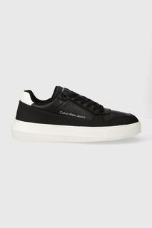 Кроссовки CHUNKY CUPSOLE LOW LTH IN SAT Calvin Klein Jeans, черный
