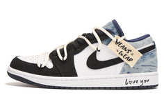 Jordan Air Jordan 1 винтажные баскетбольные кроссовки мужские, Denim