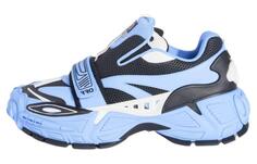 Мужские массивные кроссовки OFF-WHITE, Blue with Black Lettering