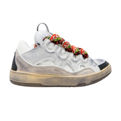 Кроссовки Lanvin Curb Sneaker Vintage White, белый