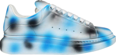 Кроссовки Alexander McQueen Oversized Sneaker Spray Paint - Black Blue, разноцветный