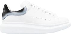 Кроссовки Alexander McQueen Oversized Sneaker Faded Heel - White Black Silver, белый