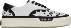 Кроссовки Amiri Court Slip-On Stars - White Black, белый