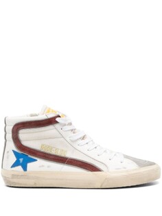 Golden Goose кеды с нашивкой, белый