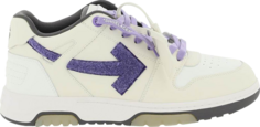 Кроссовки Off-White Out of Office College - Beige Purple, кремовый