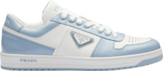 Кроссовки Prada Downtown Leather Light Blue, синий