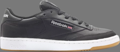 Кроссовки club c 85 black white Reebok, черный