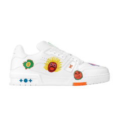 Кроссовки Louis Vuitton Yayoi Kusama x Louis Vuitton Trainer Faces - White, белый