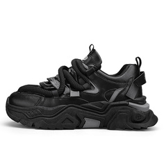 Кроссовки HACKBUTEER Chunky Sneakers Men Low-top, белый