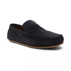 Кожаные мокасины Tommy Hilfiger, синий