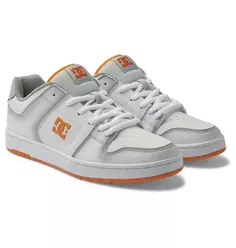 Кроссовки DC Shoes "Manteca Se", цвет White/Grey/Orange