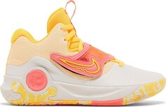 Кроссовки KD Trey 5 X Laser Orange Hot Punch, белый Nike