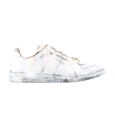 Кроссовки Maison Margiela Replica Low White Paint, белый