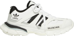 Кроссовки Adidas x Balenciaga Track Sneaker White Black, белый