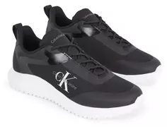 Кроссовки Calvin Klein Jeans "EVA RUNNER LOW LACE ML MIX", черный/белый