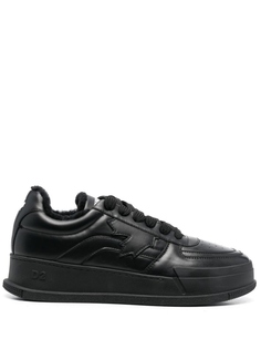 Dsquared2 массивные кроссовки Slash, черный
