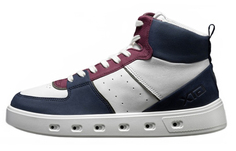 Стильные мужские кроссовки для скейтбординга Street 720 Series Mid Top Midnight Blue Ecco