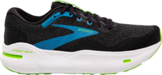 Кроссовки Ghost Max 2E Wide Black Atomic Blue, черный Brooks