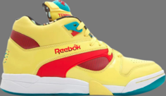 Кроссовки court victory pump nyc Reebok, желтый