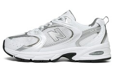 Кроссовки New Balance 530 White Metallic Silver, белый (Размер 35 RU)
