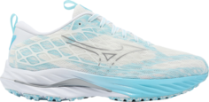 Кроссовки Wave Inspire 20 SP White Silver Blue Glow, белый Mizuno