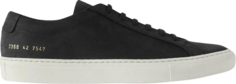 Кроссовки Common Projects Achilles Low Black Nubuck, черный