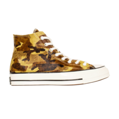 Кроссовки Converse Chuck 70 Hi Pony Hair Pack - Camo, зеленый