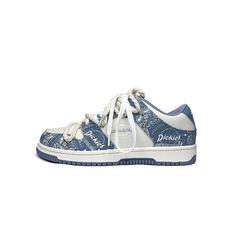 Кроссовки Dickies Skateboarding Shoes Men Low-top White/blue, белый