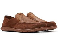Лоферы Clarks Flexway Easy, цвет Dark Brown Suede