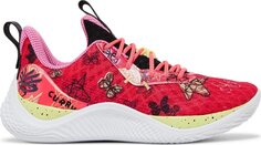 Кроссовки Curry Flow 10 Unicorn & Butterfly, розовый