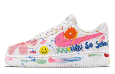 Кроссовки для скейтбординга Air Force 1 мужские, низкие, красные Nike