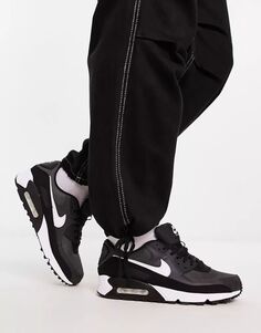 Черные/серые кроссовки Nike Air Max 90 Recraft
