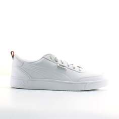 Кожаные мужские кроссовки Court Breaker Flag e на шнуровке 366817 01 Puma, белый