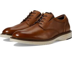 Оксфорды Nunn Bush Griff Plain Toe Oxford Lightweight and Comfortable for All Occasions Leather Lace Up, цвет Cognac