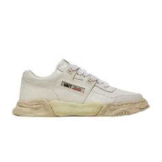 Кроссовки Maison Mihara Yasuhiro Parker OG Sole Paraffin Leather White, белый