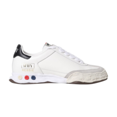 Кроссовки Maison Mihara Yasuhiro Herbie OG Sole Leather Low White, белый