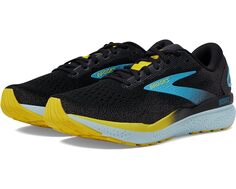Кроссовки Brooks Ghost 16, цвет Black/Forged Iron/Blue
