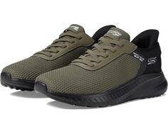 Кроссовки SKECHERS Hands Free Slip-Ins Squad Chaos - Balanced Edge, оливковый