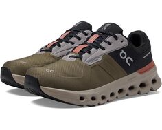 Кроссовки On Cloudrunner 2 Waterproof, цвет Olive/Mahogany