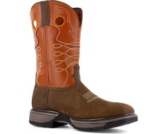 Ботинки Frye The Safety-Crafted Western Boot, цвет Brown and Burnt Orange
