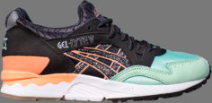 Кроссовки naked x wmns gel lyte 5 hafnia Asics, черный
